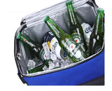 Insulated Cooler Bags With Trolley Refrigerator 43L Blue