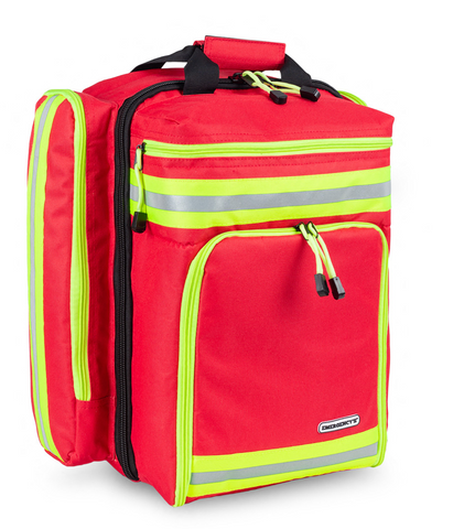 EMS First Response Backpack Medical Emergency Bag Red