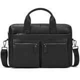 Doctors Briefcase Business and Office Laptop Bag Genuine Leather