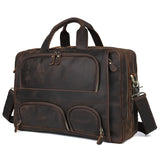 Big Briefcase Doctors Bag Business Office Bag Genuine Real Leather Laptop Briefcase