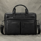 Doctors Briefcase Business and Office Laptop Bag Genuine Leather