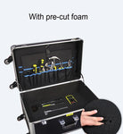 Medical Equipment Case Doctors Bag Large Aluminium Trolley Box with Wheels