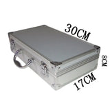 Medical Equipment Case Doctors Bag Portable Aluminium Tool Box with Lining Sponge