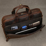 Doctors Bag Genuine Leather Laptop Bag Briefcase