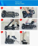 Full Folding Luggage Trolley for the Transport of Various Boxes and Bags (small, for clinical trials)