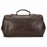 Doctors Bag Genuine Leather Travel Bag with Metal Buckle Anti-theft Designer Bag