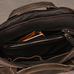 Vintage Leather Doctors Briefcase Laptop Messenger Shoulder Bag