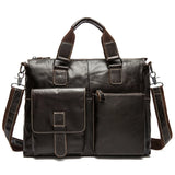 Leather Doctors Briefcase Hand Bag Shoulder Bag