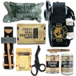 First Aid Kit (Tactical Bag, Outdoor, Military - Trauma Emergency IFAK Waist Bag)