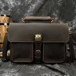 Doctors Bag Genuine Leather Laptop Bag Briefcase