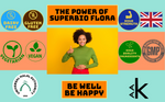 SuperBio Flora - 8 Live Cultures Probiotic Digestive Wellness, Gut Health, Cleanse & Detox, Immunity Food Supplement Vegan Vegetarian Kosher Halal