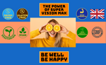 The power of  Super Vision Max Be Well Be Happy  E8142/SB