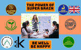 Super Brain Supplement for Focus, Memory & Energy Vegetarian Halal Kosher Gluten Free Capsules