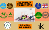 Super Herbal Turmeric Plus Zinc Vitamin B6 Immunity Energy & Brain & Joint Support Vegetarian Vegan Halal Kosher Supplement