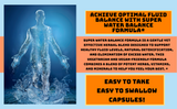 Super Water Balance Formula - Electrolyte & Fluid Balance - Vegan Supplement Capsules