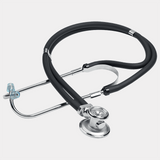 Twin Tube (Sprague Rappaport) Stethoscope Black