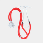 Twin Tube (Sprague Rappaport) Stethoscope Red