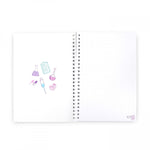 Notebook A5 White Purple Nurse Doctor Medical Student