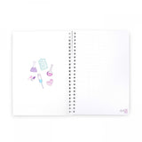 Notebook A5 White Purple Nurse Doctor Medical Student