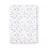 Notebook A5 White Purple