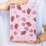 Notebook A5 Organs Nurse Doctor Medical Student