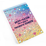 Notebook A6 Colorful Spanish Medical Nurse Doctor Student