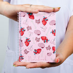 Notebook A6 Organs Nurse Doctor Medical Student NHS