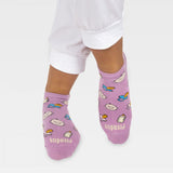 Cotton Ankle Socks Nurse Doctor Hospital Work & Travel Baby Maternity Unisex Lavender