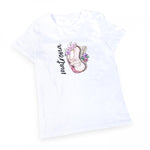 Women's Fitted T-Shirt I'm a Midwife Baby Print White 100% Cotton