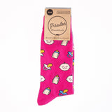 Cotton Socks Nurse Doctor Hospital Work & Travel Baby Fuchsia Unisex Fuchsia