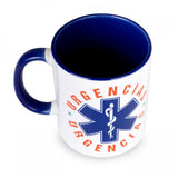 Classic Mug Emergency Blue Ceramic Urgencias