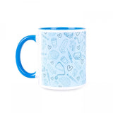 Classic Mug Nurse Print Blue Ceramic El Arte de Cuidar