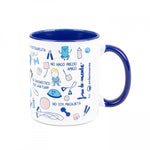 Classic Mug Physio Blue Ceramic