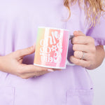 Classic Mug Only Good Vibes Colorful White Ceramic