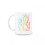 Classic Mug Only Good Vibes White Ceramic