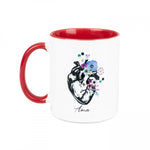 Classic Mug Love Heart Red Ceramic