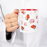 Classic Mug Organs Red Ceramic