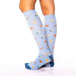 Certified Compression Socks Nurse Doctor Hospital Work & Travel Pills Blue Unisex