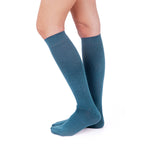 Certified Compression Socks Nurse Doctor Hospital Work & Travel Unisex Azul Petroleo