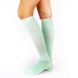 Certified Compression Socks Nurse Doctor Hospital Work & Travel Unisex Aqua