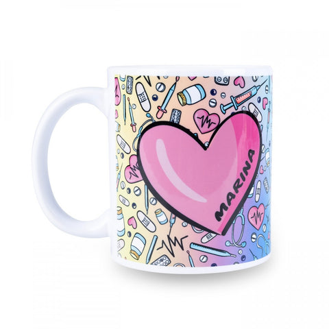 Personalised Custom Name Classic Mug Colorful Ceramic