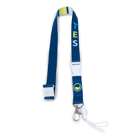 Lanyard with Trident Hook & Carabiner & Safety Clip TES Retro