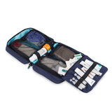 First Aid Bag with Mesh Pockets Blue