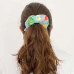 Scrunchie 100% Cotton Soft Elastic Flamingo Nurse