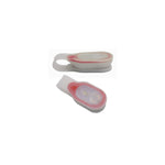 Silicone LED Flashlight with Magnetic Clip Red (white light, red light or flashing light)