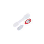 Silicone LED Flashlight with Magnetic Clip Red (white light, red light or flashing light)