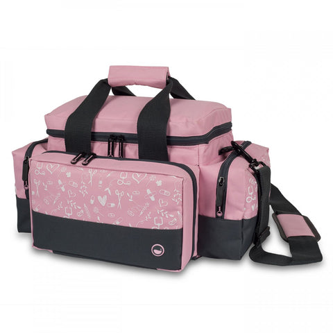 Medical Emergency Bag for Home Care Lightweight Pink