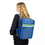 Medical Backpack for Home Care Visits Retro Blue