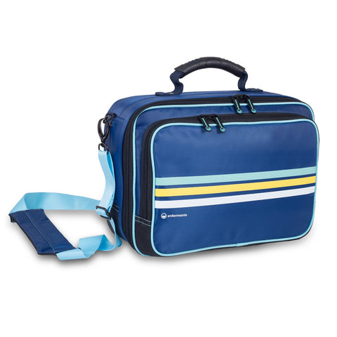 Medical Bag for Home Care Visits Retro Blue