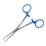 Kocher-Kelly Forceps Stainless Steel Royal Blue